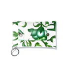 glass.saoriのgreen flowers 緑の花唐草 Mini Clear Multipurpose Case