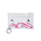 Turtle-tのPink_Girl Mini Clear Multipurpose Case