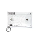 【Yuwiiの店】ゆぅぅぃーのうさ恋★白黒に〠恋してる Mini Clear Multipurpose Case