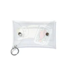 ＋Whimsyの魚市場ねこ Mini Clear Multipurpose Case