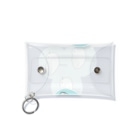 minatoriのミユビシギ（青） Mini Clear Multipurpose Case
