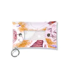 Pointillism loveの雀の子 Mini Clear Multipurpose Case