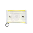 inuのinu yellow Mini Clear Multipurpose Case