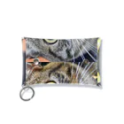 猫ドМさん専用猫グッズのお店　びーにゃんくらぶの怒りのぐぅねえさん Mini Clear Multipurpose Case