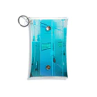 Hologram SHOPのcoin locker blue ミニクリアマルチケース