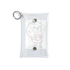 わん子＊ﾟ@ペットの似顔絵のヘルプマーク(しろまぐろ) Mini Clear Multipurpose Case