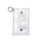 ヤママユ(ヤママユ・ペンギイナ)のうさぺん。(ハートフレーム) Mini Clear Multipurpose Case