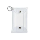 rilybiiのTULIP, white gray blue . Mini Clear Multipurpose Case