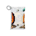 朱音琴音のドット絵のハロウィンかぼちゃのおばけ Mini Clear Multipurpose Case