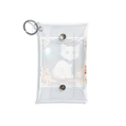 yoiyononakaのハロウィンの白猫08 Mini Clear Multipurpose Case