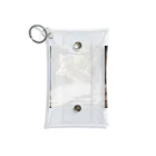 emeralのジャンプする猫 Mini Clear Multipurpose Case