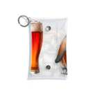 bottaの可愛いウサギ(垂れ耳ビール)カラー03 Mini Clear Multipurpose Case