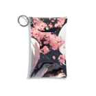 bigbamboofamilyの夜桜　白狐 Mini Clear Multipurpose Case