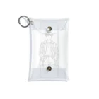 Schiele_sarieriの線画の人 Mini Clear Multipurpose Case