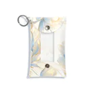 cute styleのLucky Flower Silver Blue Mini Clear Multipurpose Case