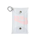 牛川 暗のグッズショップのNEKO（赤） Mini Clear Multipurpose Case