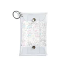 アニマルペイントの犬のグッズ Mini Clear Multipurpose Case