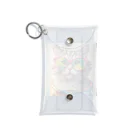 てんとくろ助のぱりぴねこ Mini Clear Multipurpose Case