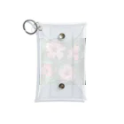 オンラインショップイエローリーフのピンク色のハイビスカスの花 Mini Clear Multipurpose Case