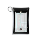いーの！だめの?suzuri支店のリーゼント燃えてるよ　ネオン Mini Clear Multipurpose Case
