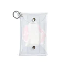 SANKAKU DESIGN STOREの僕らはただの動物。 赤 Mini Clear Multipurpose Case