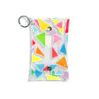 ncouleur paletteのpalette_サンカク(colorful) Mini Clear Multipurpose Case