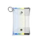 DOTEKKOのsquareきのこ [青] Mini Clear Multipurpose Case