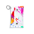 iNvisibleColorsのDrip full Graphic Mini Clear Multipurpose Case