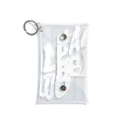 HALF MILE BEACH CLUBのLOGO - WHITE ミニクリアマルチケース