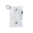 Y O L KのANGRY CAT Mini Clear Multipurpose Case