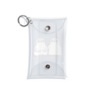 ヤママユ(ヤママユ・ペンギイナ)のふたごのジェンツーペンギン(ロゴあり) Mini Clear Multipurpose Case