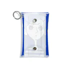 hsn_oのブルー Mini Clear Multipurpose Case