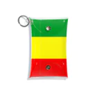 DRIPPEDのRASTAFARI LION FLAG-エチオピア帝国の国旗- Tシャツ Mini Clear Multipurpose Case