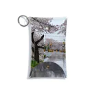 自称エモエモ商店 の桜と踏切のウユニ塩湖風 ミニクリアマルチケース