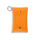 SANKAKU DESIGN STOREの緊急連絡先メモ入れ。 modern orange Mini Clear Multipurpose Case