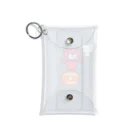 オリジナルデザインTシャツ　SMOKIN'の玉のりモクモックマ ピンク Mini Clear Multipurpose Case