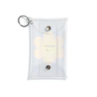 Bepppin3Companyのレトロフラワー★オレンジ Mini Clear Multipurpose Case