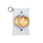 Prism coffee beanの【Lady's sweet coffee】ラテアート エレガンスリーフ  / With accessories ～2杯目～ Mini Clear Multipurpose Case