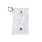 248-nijiya-のレインボーフラッグを見せつけるぱんこちゃん Mini Clear Multipurpose Case