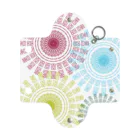 Contemporary　ArtのMandala pattern Mini Clear Multipurpose Case