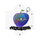 ナマステハンバーグのサイケデリックアップル(Psychedelic apple) Mini Clear Multipurpose Case