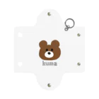 m-osachiのkuma くま Mini Clear Multipurpose Case