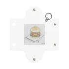 illustratorSHUKOのハンバーガー Mini Clear Multipurpose Case