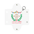 トライスポーツ運動会 オフィシャルショップのトライスポーツ運動会　スタンダードTシャツ ミニクリアマルチケース