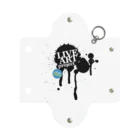 ライブアートプロジェクトのliveart project logo Mini Clear Multipurpose Case