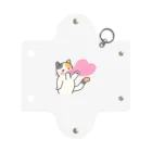 momo-nonoのもちもちほっぺのねこ Mini Clear Multipurpose Case