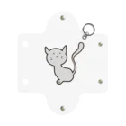 dreamtea3のグレーの猫 Mini Clear Multipurpose Case