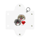 ペキニーズ好きによるペキニーズグッズ屋さんのNo Pekingese No Life. Mini Clear Multipurpose Case