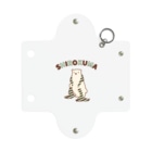 ari designのシロクマにマフラーを（チョコミントカラーVer.） Mini Clear Multipurpose Case