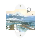 寿めでたや(ukiyoe)の日本画：Fuziyama 吉田博_冨士拾景 河口湖 Mini Clear Multipurpose Case